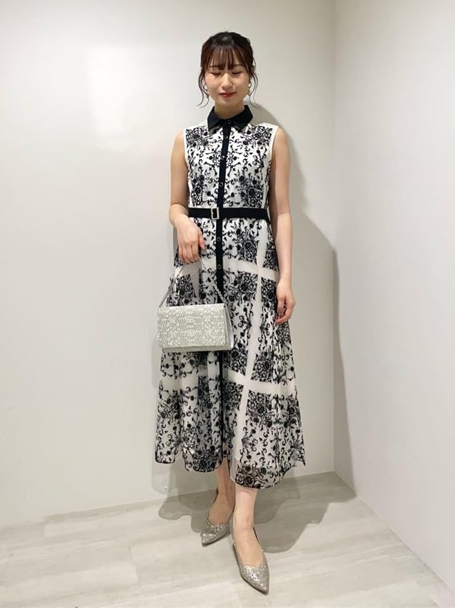24AW♡グレースコンチネンタル 刺繍レースドレス 38 クラシカル エレガント Amazon.co.jp: [グレースコンチネンタル] フォーマルドレス